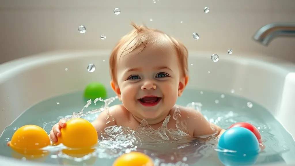 Éveiller bébé dans l'eau : 5 jeux simples pour le bain