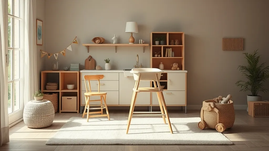 Chaise haute bébé pour petite cuisine : comment gagner de la place sans compromis