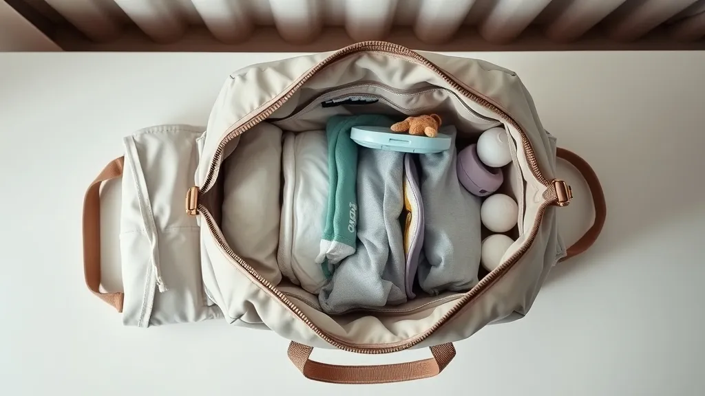 Organisation sac à langer : la liste complète pour une sortie réussie avec bébé