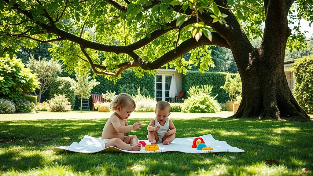 Activités bébé été : 5 idées pour jouer dehors au frais en toute sécurité