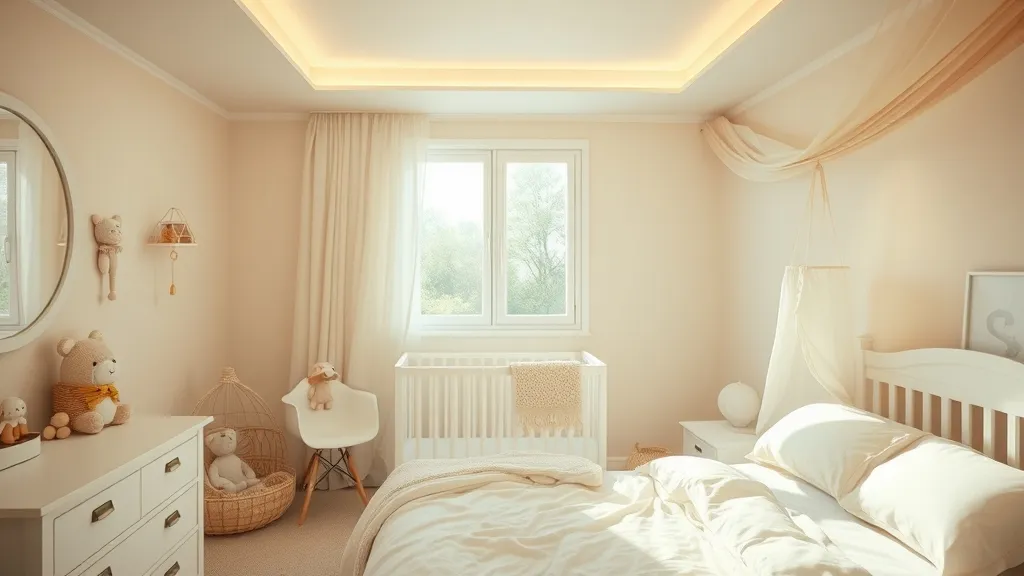 Bien choisir la luminosité d'une chambre de bébé
